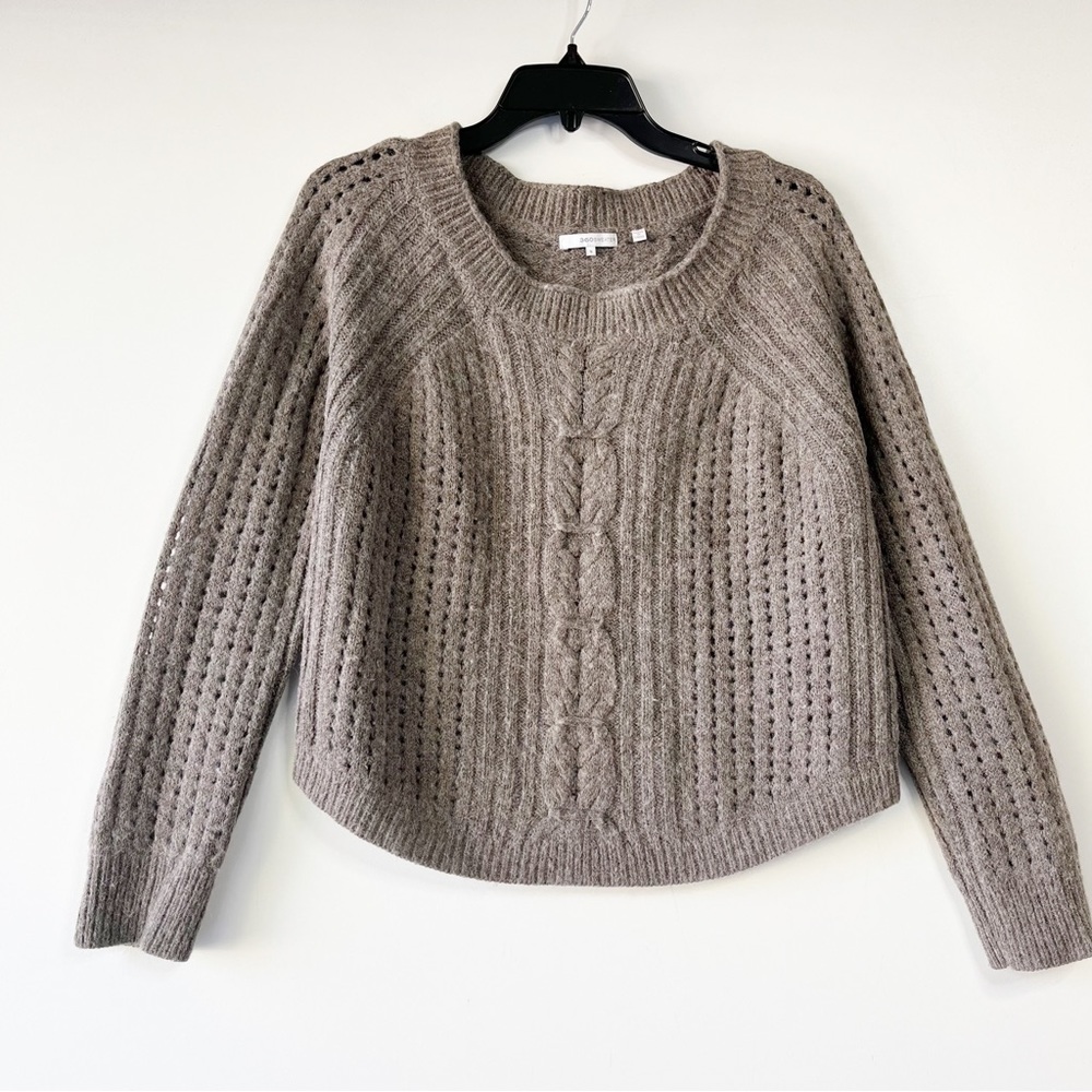 360 sweater wool alpaca blend knit pullover sweater